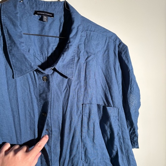 Universal Standard Dune Linen Shirtdress - Picture 5 of 8